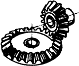 齒輪基本術語錐齒輪、準雙曲面齒輪及其齒輪副