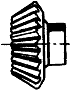 齒輪基本術語錐齒輪、準雙曲面齒輪及其齒輪副