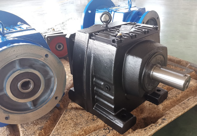 R87減速機 輸入配伺服方法蘭端蓋 黑色油漆 實物圖 - 上海恒點